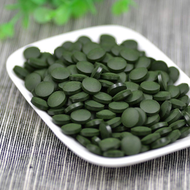 250g (0.55LB) Green Natural Spirulina Tea Tablet 1000 Pills Herbal