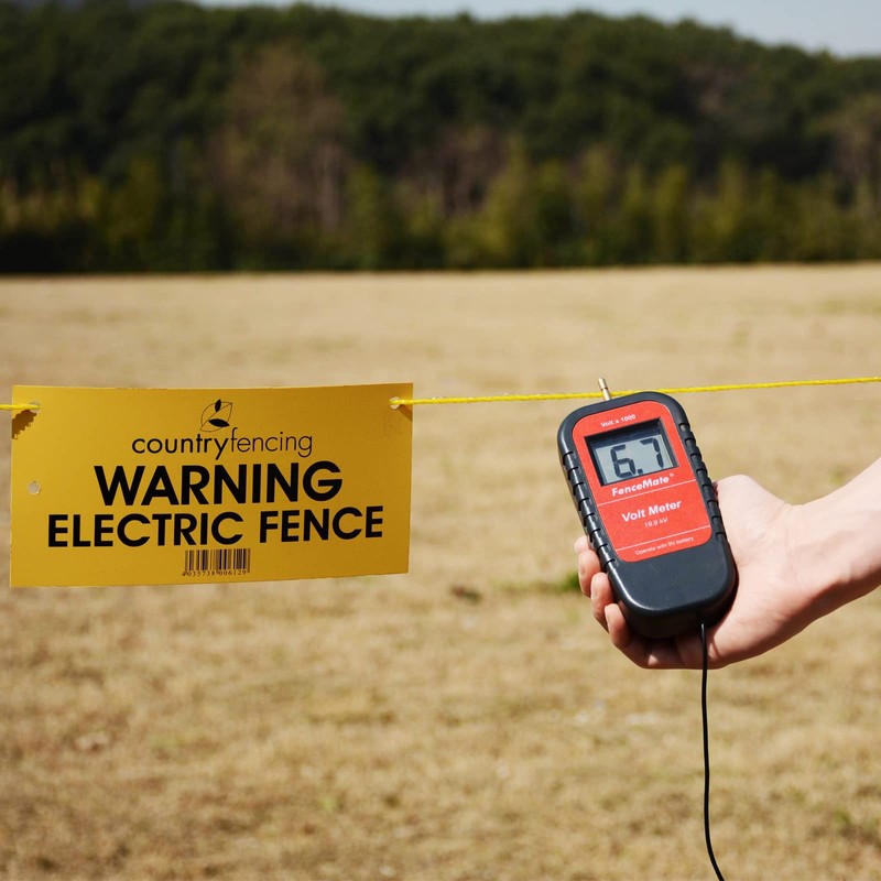 FenceMate Digital Voltage Meter for Electric Fence, Range up to