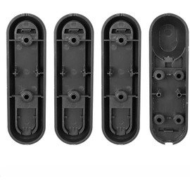 GTIWUNG Side Wheel Cover Set with Reflectors, Set of 4 Scooter Replacement Parts, Reflective Rear Wheel Covers, Scooter Side Covers with Plastic Rear Reflectors, Scooter Blue Reflectors