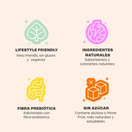 Deloü Gomitas Sin Azúcar - Sabor Mango con Chile 200g - Endulzadas con Monk Fruit - Keto - Bajas en Calorías y Carbohidratos - Perfectas para Toda la Familia - Ingredientes 100% Veganos