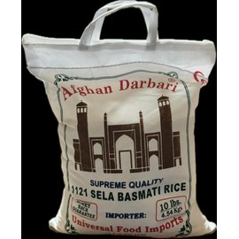 AFGHAN DARBARI 1121 SELA BASMATI RICE 10 LBs