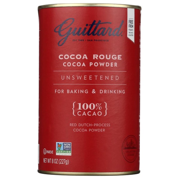 Guittard E Guittard Cocoa Powder, Unsweetened Rouge Red Dutch Process