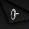 Gemondo USA Anillo de plata de ley con ónix negro