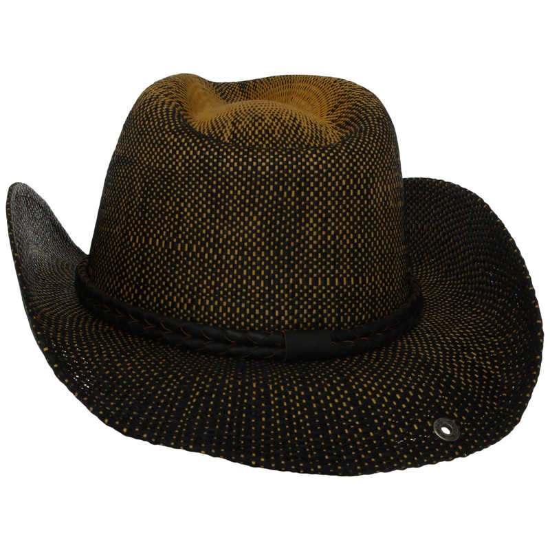 Peter Grimm Men's Tk Cowboy Hat, Black, One Size