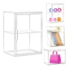 Vitrina Acrílica De 2 Niveles Para Figuras Y Colecciones