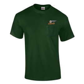 SP Lark Logo Embroidered Pocket Tee Forest Green Adult L [p96]
