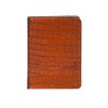Scully Ostrich Leather Tel/Address Book Organizer Business (Brown)