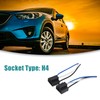 ACROPIX Car H4 Fog Lights Headlight Extension Wire Harness Socket