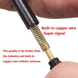 Heart Horse Kurze Autoantenne, universelle Autoradio-Antenne,4,3 Zoll Mini-Kurzautoantenne mit starkem FM/AM-Empfang, Autodachantenne, kompatibel mit Allen Autos