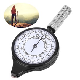 Map Measuring Wheel, Mini Outdoor Laser Measure Distance Caculator Mapping Tool Metal Wheel Map Distance Measuring Tool for Camping Hiking Traveling Walking