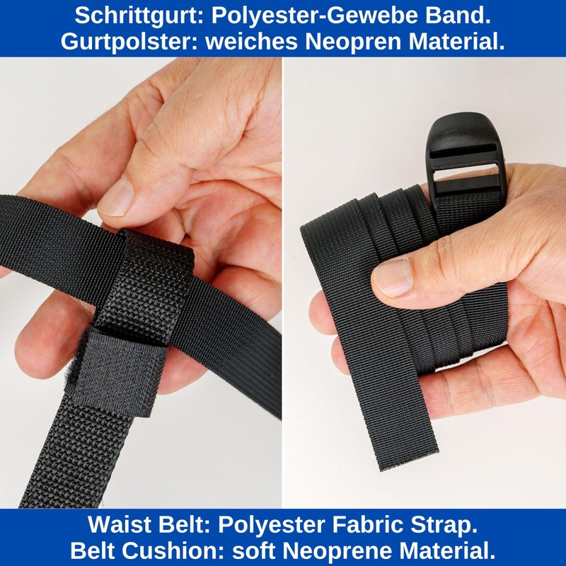 Crotch Strap with Strap Protector Set for Highchair, 3 Pack,