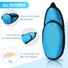 Nuanchu 6 Pcs Silk Eye Patches for Adults Kids Men
