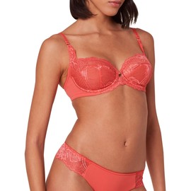 Triumph Women's Wild Peony Florale W Bra, Deep Blush