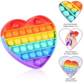 Unbranded Push Pop Popit Fidget Toy Bubble Sensory Stress Relief Kids Family Silicone Game