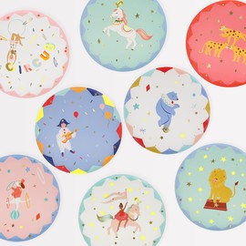 Meri Meri Circus Side Plates (Pack of 8)
