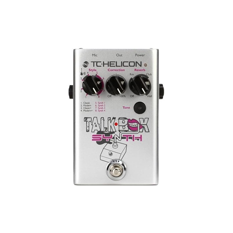 TC Helicon TalkBox Synth Guitar and Vocal Effects Processor