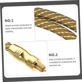 CORHAD 1m Audio Optical Cable Cable for Sound Bar Tv and Game Consoles High-Speed Optical Audio Transmission for Home Theater Systems