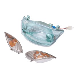 Yamaha Headlight Blue Lens Turn Signal Set Assy JOG Jog ZR SA16J SA36J SA39J Remote Control Jog Deluxe ZR Evo 2 SA55J SA57J Other General Purpose (Smoke Lenses)