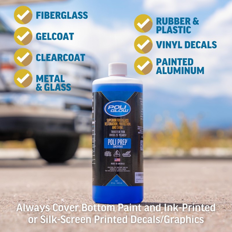 Poli Glow Poli Prep Concentrated RV & Boat Surface Cleaner