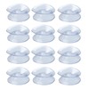 RLECS 12pcs Double Sided Suction Cups Sucker Pads for Glass,