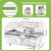 Large Acrylic Hamster Cage 22x12x15in for Dwarf Hamsters & Robo