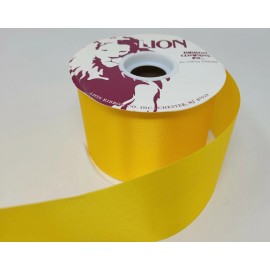 Lion NEW Lion Offray BELLE Yellow Satin Acetate Craft Ribbon 2-5/8" x 50 YD Roll # 40