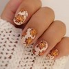 Fall Press on Nails Short Square SWEKKE Full Cover Petite