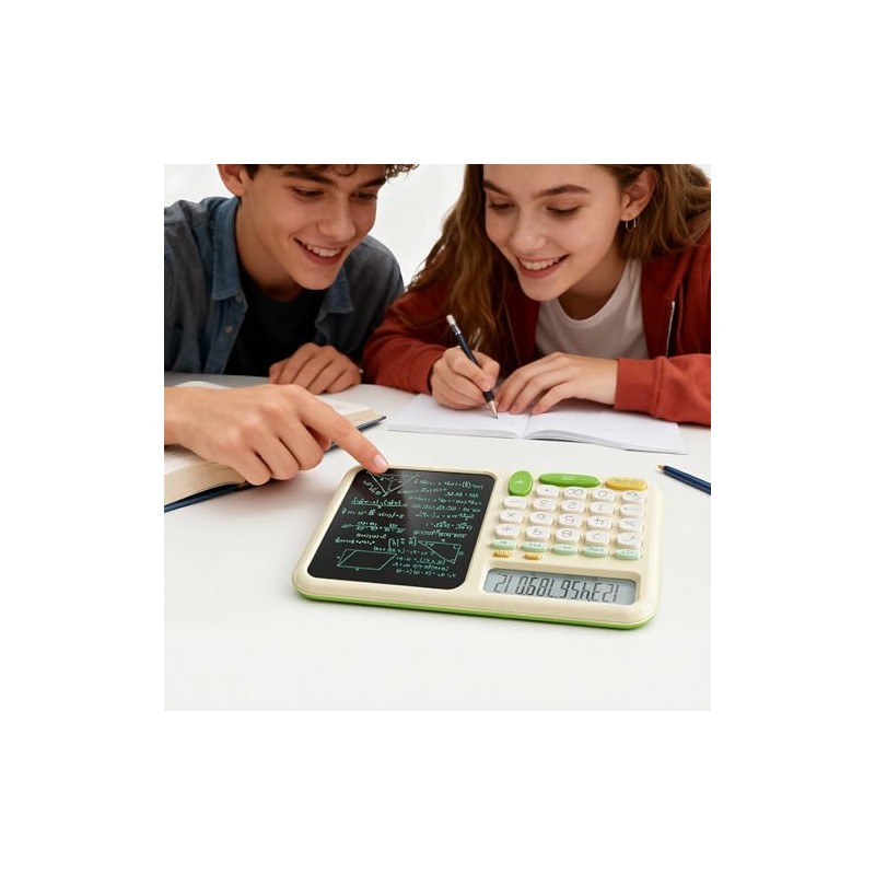 Calculadora básica de escritorio con bloc de notas para la