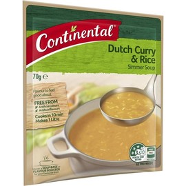 Continental Simmer Soup Dutch Curry & Rice 70g