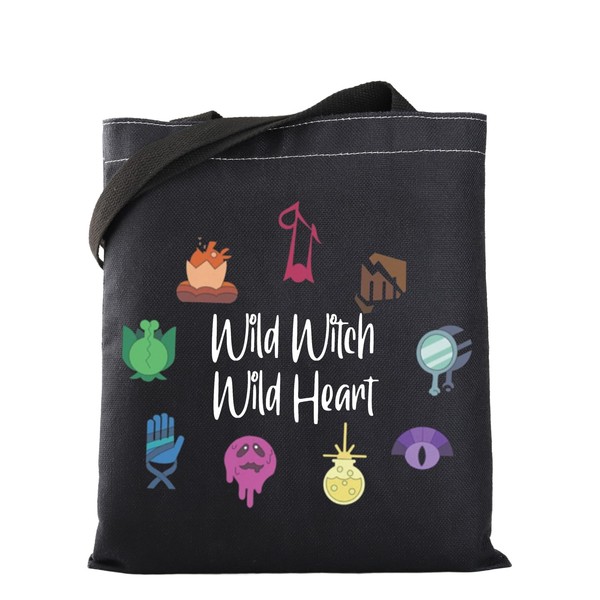 WSNANG Owl Inspired Gift Wild Witch Wild Heart Tote Bag