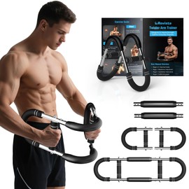 Twister Arm Trainer – 40–90lb Adjustable Resistance Chest Workout Equipment – Portable Chest Clip Trainer and Arm Exerciser for Visible Gains and Sculpted Muscle