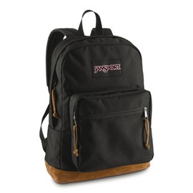JanSport Right Pack Backpack - Durable Daypack with Padded 15" Laptop Sleeve, Spacious Main Compartment & Integrated Water Bottle Pocket - Black