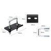 QANYEGN Trailer Hitch Tightener, Stainless Steel Anti Rattle Stabilizer, Hitch