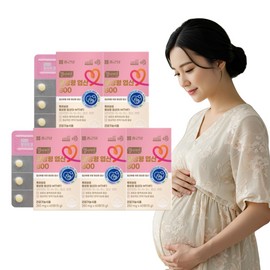 Chong Kun Dang Activated Folic Acid 800, additive-free, 60 tablets, 5 boxes / pregnant women, pregnancy preparation, early pregnancy, activated folic acid nutritional supplement / 종근당 활성형 엽산 800 무첨가물 60정 5박스 / 임산부 임신준비 임신초기 활성엽산 영양제