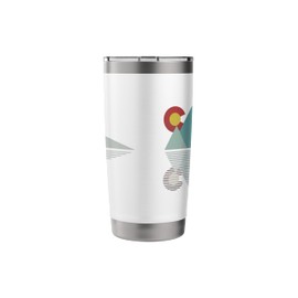 Colorado Flag Mountain Stainless Steel Insulated Tumbler