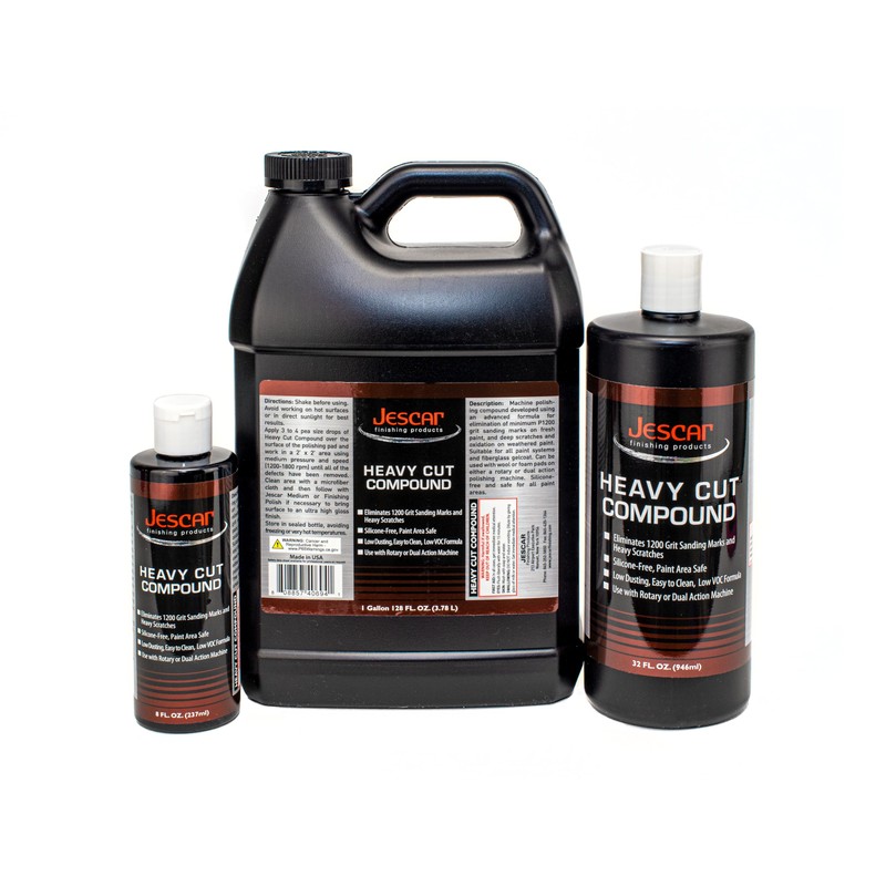 Jescar Heavy Cut Compound - 128oz
