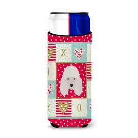 Caroline's Treasures CK5229MUK Poodle Michelob Ultra Hugger for Slim cans Cold-Beverage-koozies, Multicolor