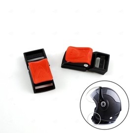 Motorcycle helmet locking buckle chin clip safety helmet strap quick release 3-position lock adjustable latch / 오토바이 하이바 헬멧 잠금 버클 턱 클립 안전모 스트랩 퀵 릴리즈 3단 락 조절 래치