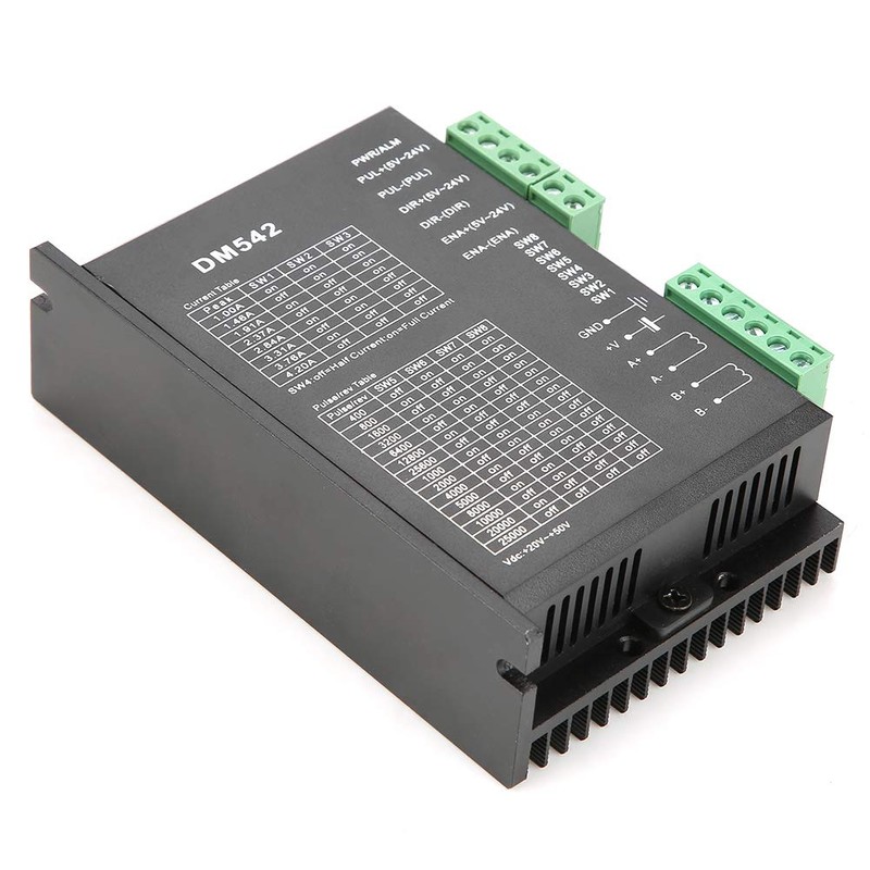 Nema 17/23 Stepper Motor Driver, DM542 2-Phase Stepper Motor Driver