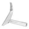 J Curved Lathe Tool Rest 25mm Post Hardened Steel Wood