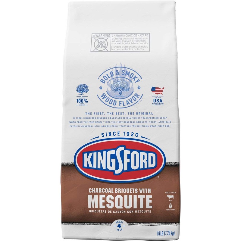 Kingsford Original Charcoal Briquettes with Mesquite, BBQ Charcoal for Grilling
