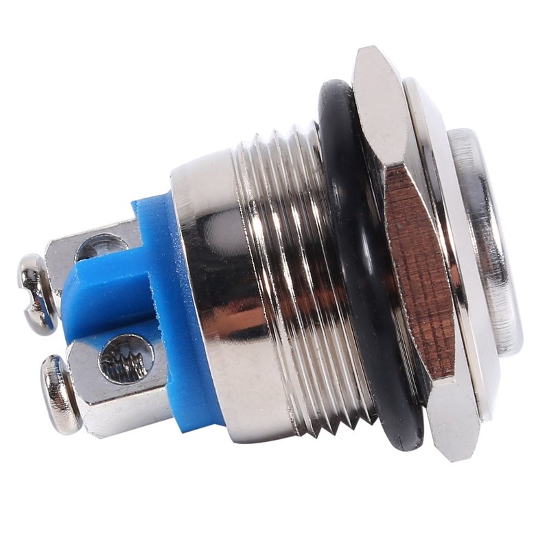 Hlyjoon Reset Button Momentary Push Button Switch 16 mm 12