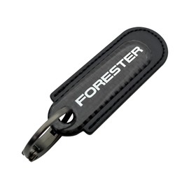 uunonaha Forester Keychain,Carbon Fiber Leather Set Forester Car Keychain,Forester keychain Fashion Sports Keychains Keyring (Forester, Black)