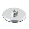 YINETTECH 1Pc 4 Inch Aluminum Backer Pad M14 Hook and