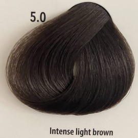 Cree Hair Color w/Keratin and Ceramides - 3.38 Fl oz - 1 Pack Professional Coloring Cream (5.0-Intense Light Brown)