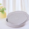 Art PineCone Round Placemats Set of 4, Woven Cotton Rope