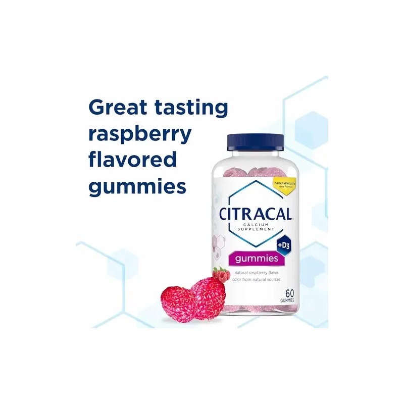 Citracal Calcio Vitamina Gomitas Frambuesa