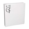 Koala Bear Outline Decal Notebook Car Laptop 5.5" (Black)