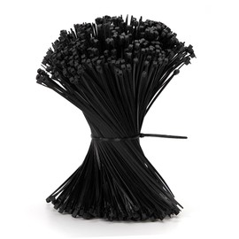 Cable Ties Black 200 x 2.5 mm UV Resistant Adjustable Cable Ties Set for Cable Management Crafts Pack of 500