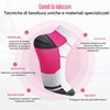 Zssxysm 3 Paia Calze Compressione Graduata Donna e Uomo, Calze